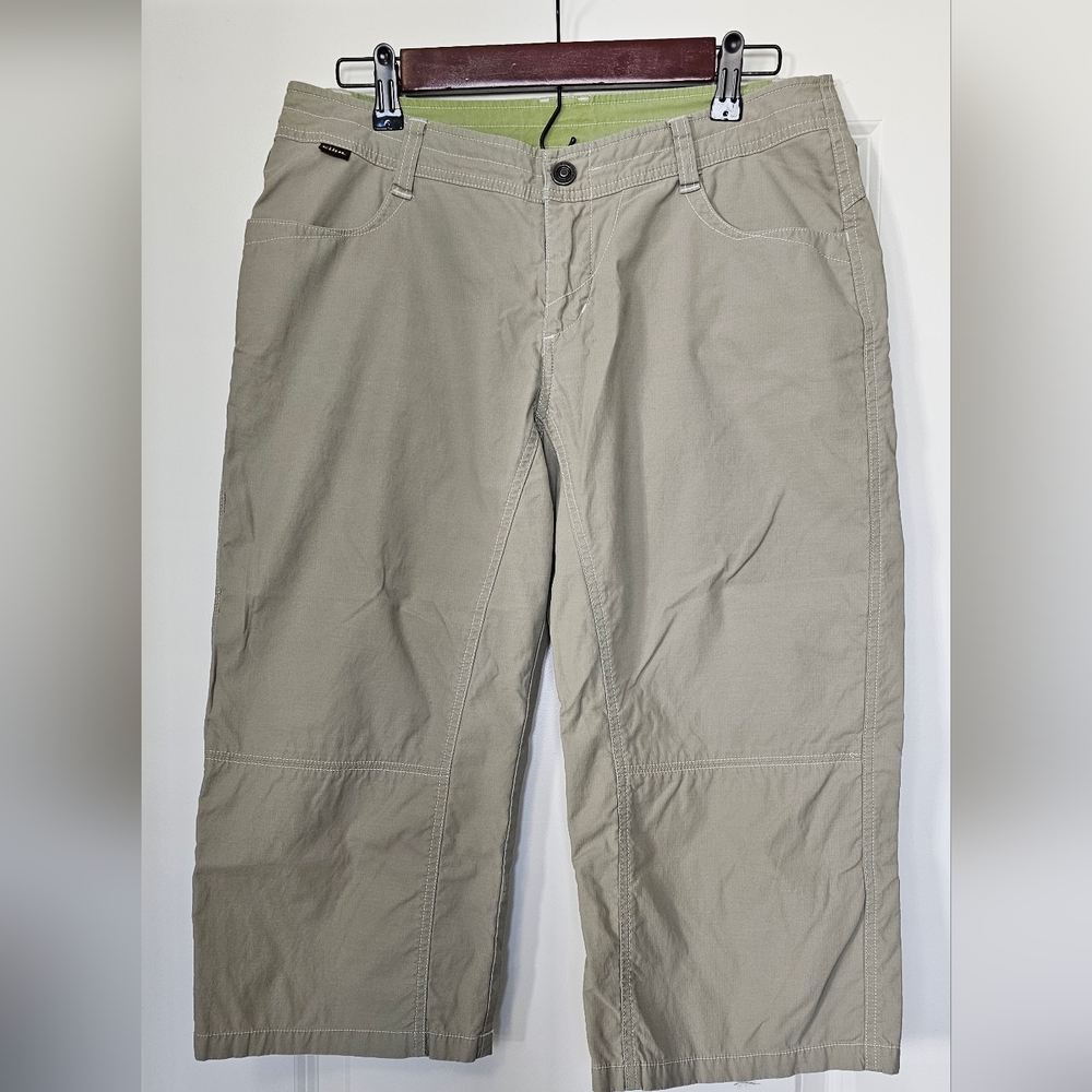 KÜHL Dry Stretch Hiking Capri Pants Women's Size 10 Outdoor Trail Lightweight